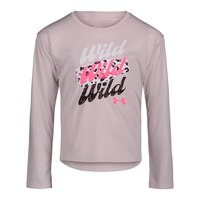 Under Armour Toddler Girls' 4-6X Wild Cool Long Sleeve Shirt Front_Flat
