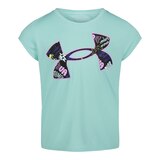 Under Armour Toddler Girls' 4-6X Brand Marker Big Logo T Shirt Front_Flat