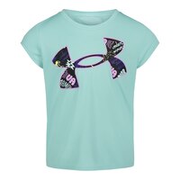 Under Armour Toddler Girls' 4-6X Brand Marker Big Logo T Shirt Front_Flat