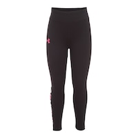 Under Armour Kids' Toddler Girls' 4-6X Wordmark Leggings, Casual, Stretch Front_Flat