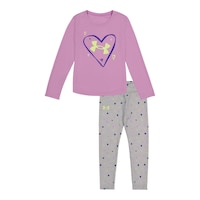 Under Armour Toddler Girls' 2-4 Heart Drop Legging Set Front_Flat
