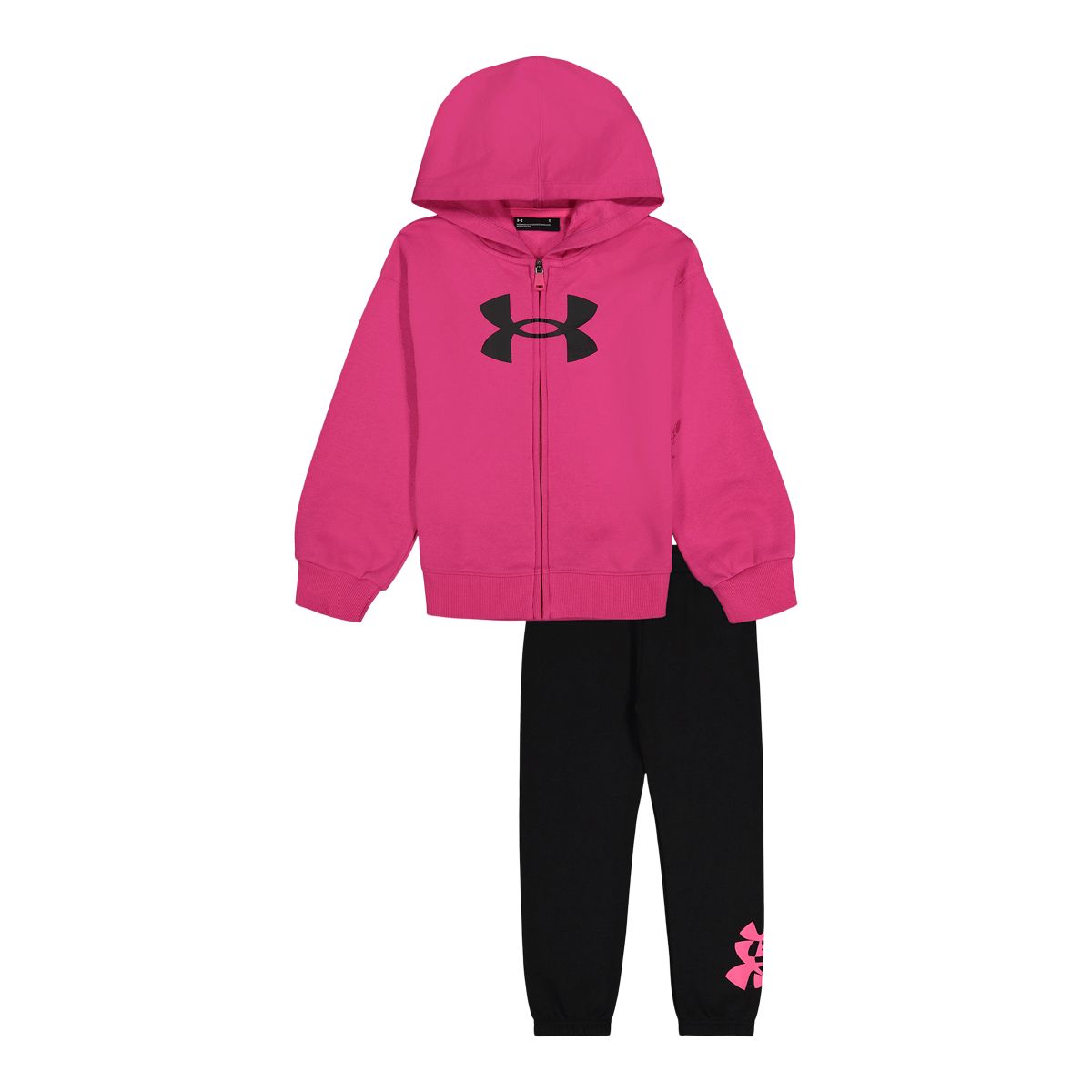 Under Armour Toddler Girls' 4-6X Big Logo Hoodie Set