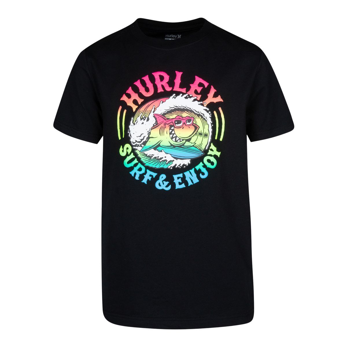 Hurley Toddler Boys' 4-7 Shark Barrel T Shirt