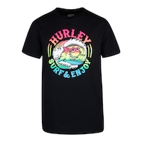 Hurley Toddler Boys' 4-7 Shark Barrel T Shirt Front_Flat