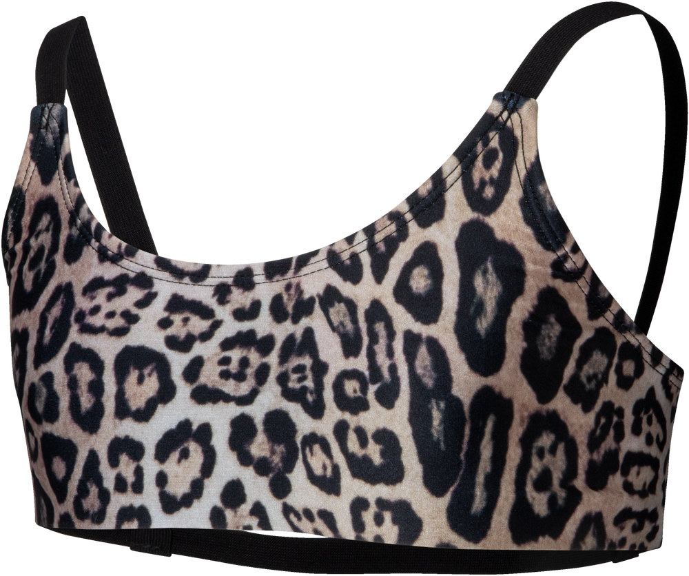 Onzie Girls' Leopard Elastic Sports Bra