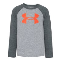 Under Armour Boys' 4-7 Signature Branded Long Sleeve Shirt Front_Flat