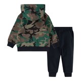 Jordan Infant Boys' Full Zip Hoodie And Pant Set Back_Flat
