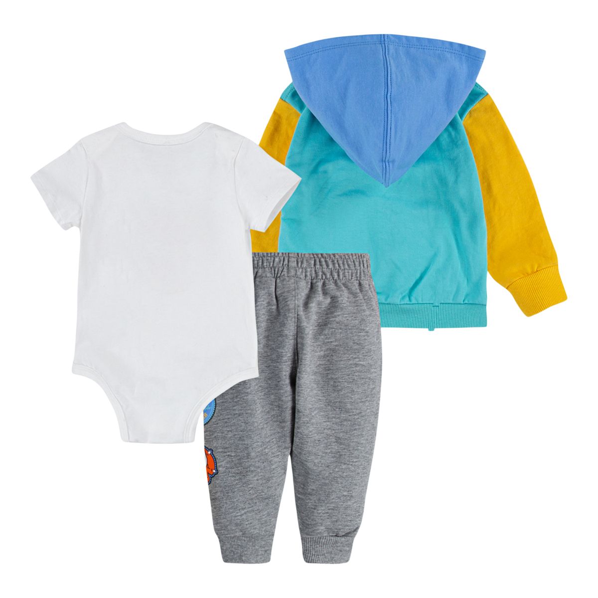 Converse Infant Boys' Dino Full Zip 3 Pieces Set