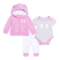 Under Armour Infant Girls' Kitty Logo Take Me Home Set Front_Flat