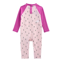 The North Face Infant Girls' Amphibious Sun One Piece set Back_Flat