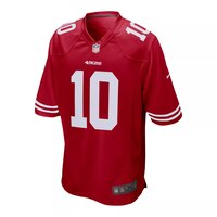 San Francisco 49ers Nike Men's Jimmy Garoppolo Game Jersey Front_Angled_Left