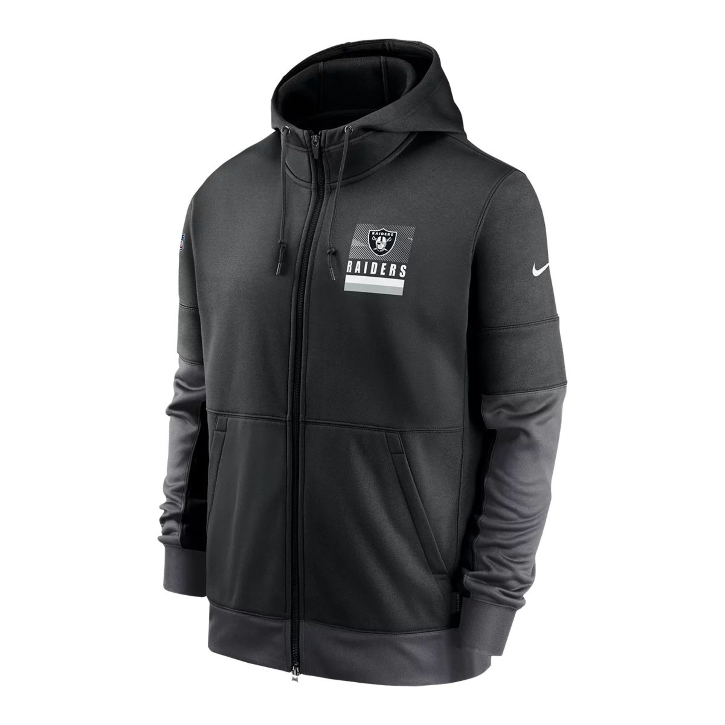 Las Vegas Raiders Nike Men's Sideline Therma Full Zip Hoodie | SportChek