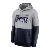 New England Patriots Nike Men's Sideline Therma Hoodie Front_Angled_Left