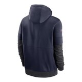 Seattle Seahawks Nike Men's Sideline Therma Full Zip Hoodie Back_Angled_Right