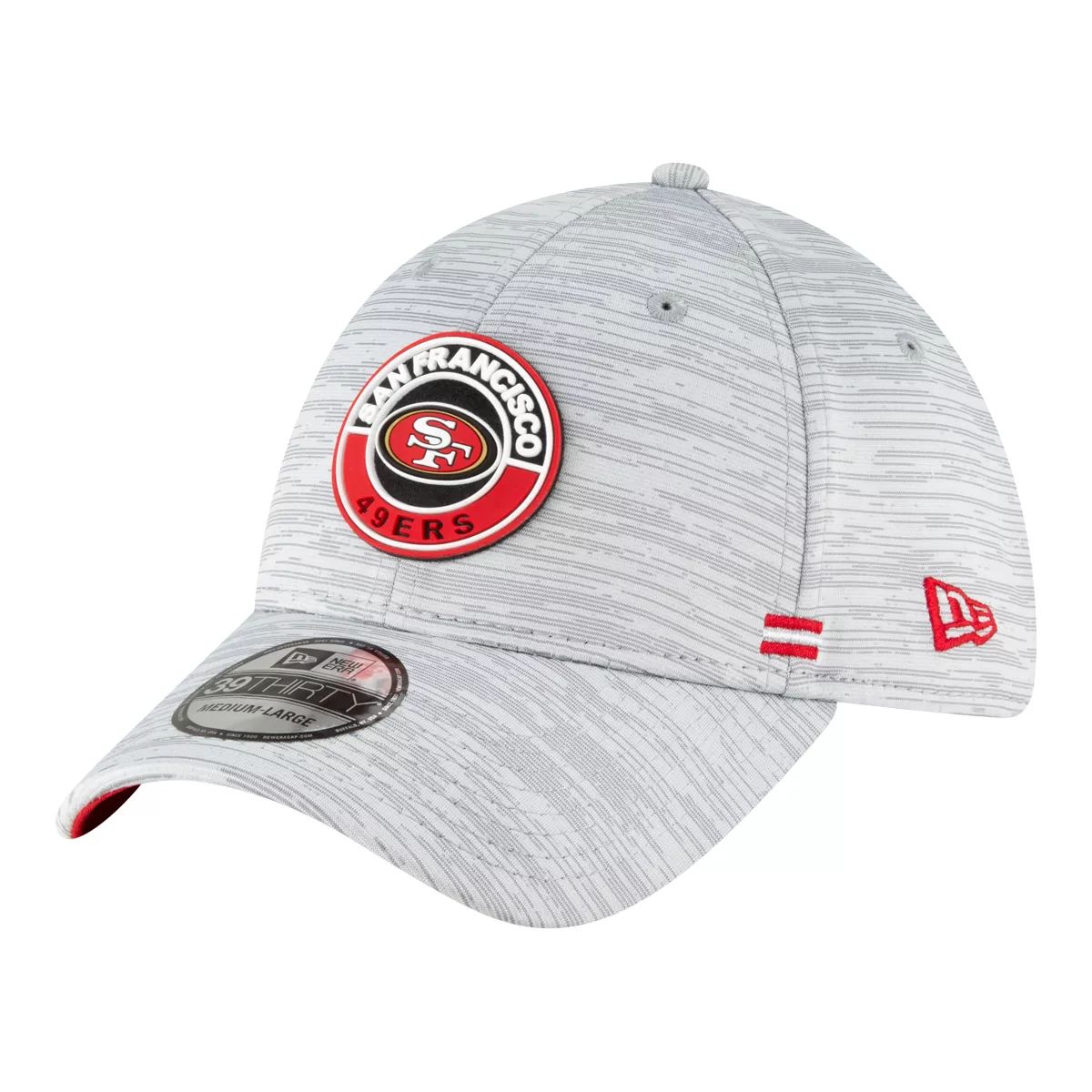 San Francisco 49ers New Era Sideline 39THIRTY Stretch Fit Adjustable Hat, NFL, Football