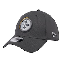 Pittsburgh Steelers New Era 2024 Draft 39THIRTY Cap Front_Three_Fourths_Angled_Left