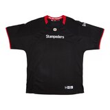Calgary Stampeders Men's New Era Replica Black Jersey Front_Flat