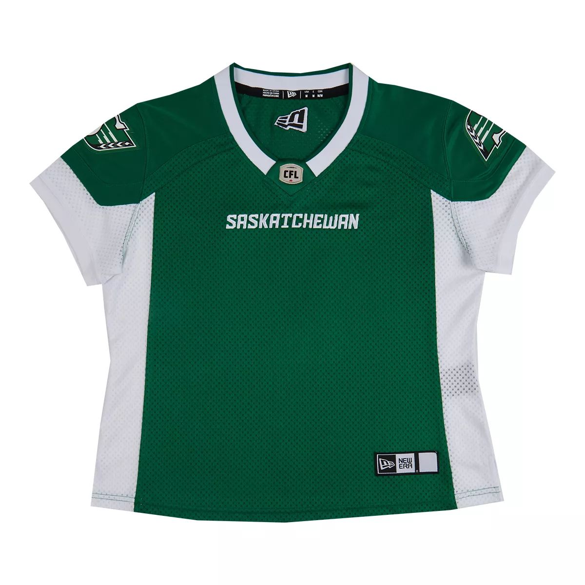 Image of Saskatchewan Roughriders Women's New Era Replica Home Jersey