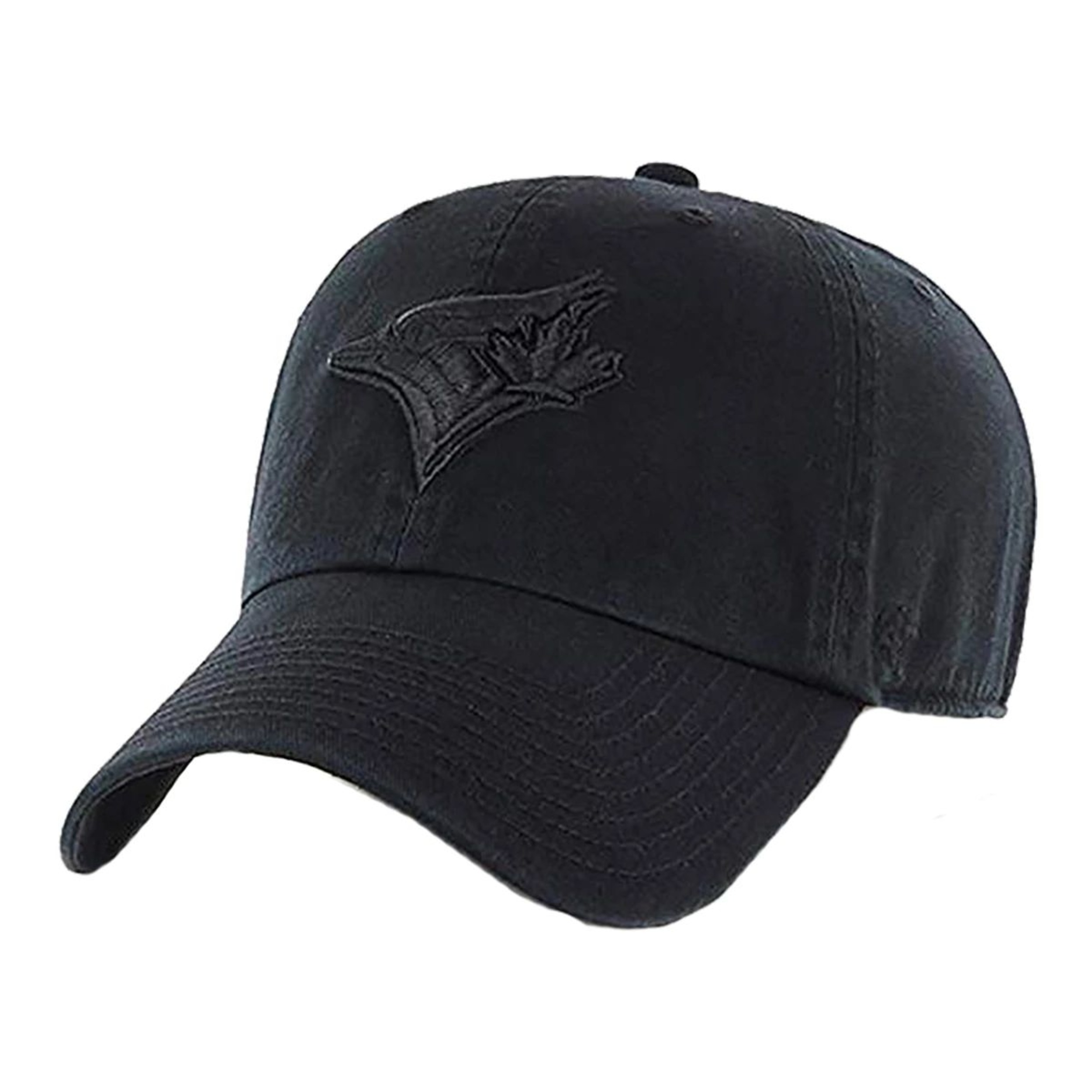 Toronto Blue Jays 47 Brand Clean Up Baseball Hat, MLB Front_Angled_Left