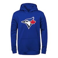 Youth Toronto Blue Jays Wordmark Twill Hoodie Front_Flat