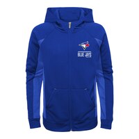 Youth Toronto Blue Jays No Glory No Story Full Zip Hoodie Front_Flat
