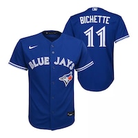 Nike Youth Toronto Blue Jays Nike Bo Bichette Alternate Lightweight Baseball Jersey Composite_or_Mixed