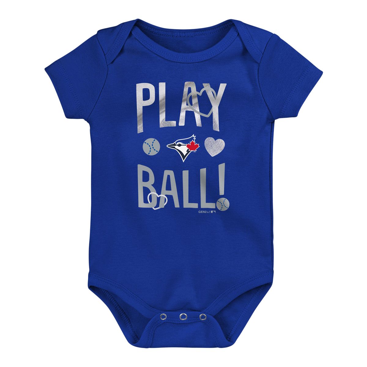 Infant Girls Toronto Blue Jays Runtastic Creeper Set - 3 Pack
