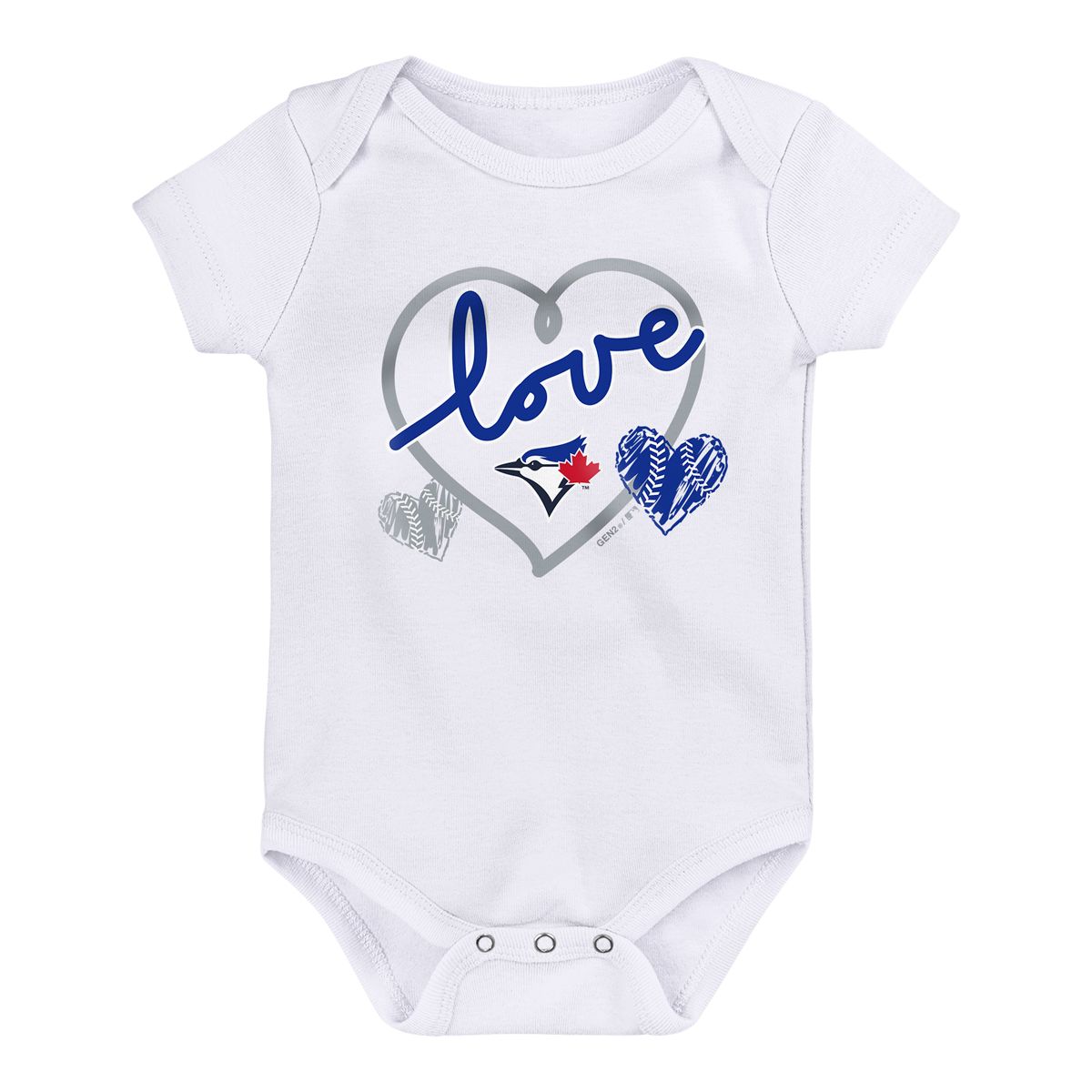 Infant Girls Toronto Blue Jays Runtastic Creeper Set - 3 Pack