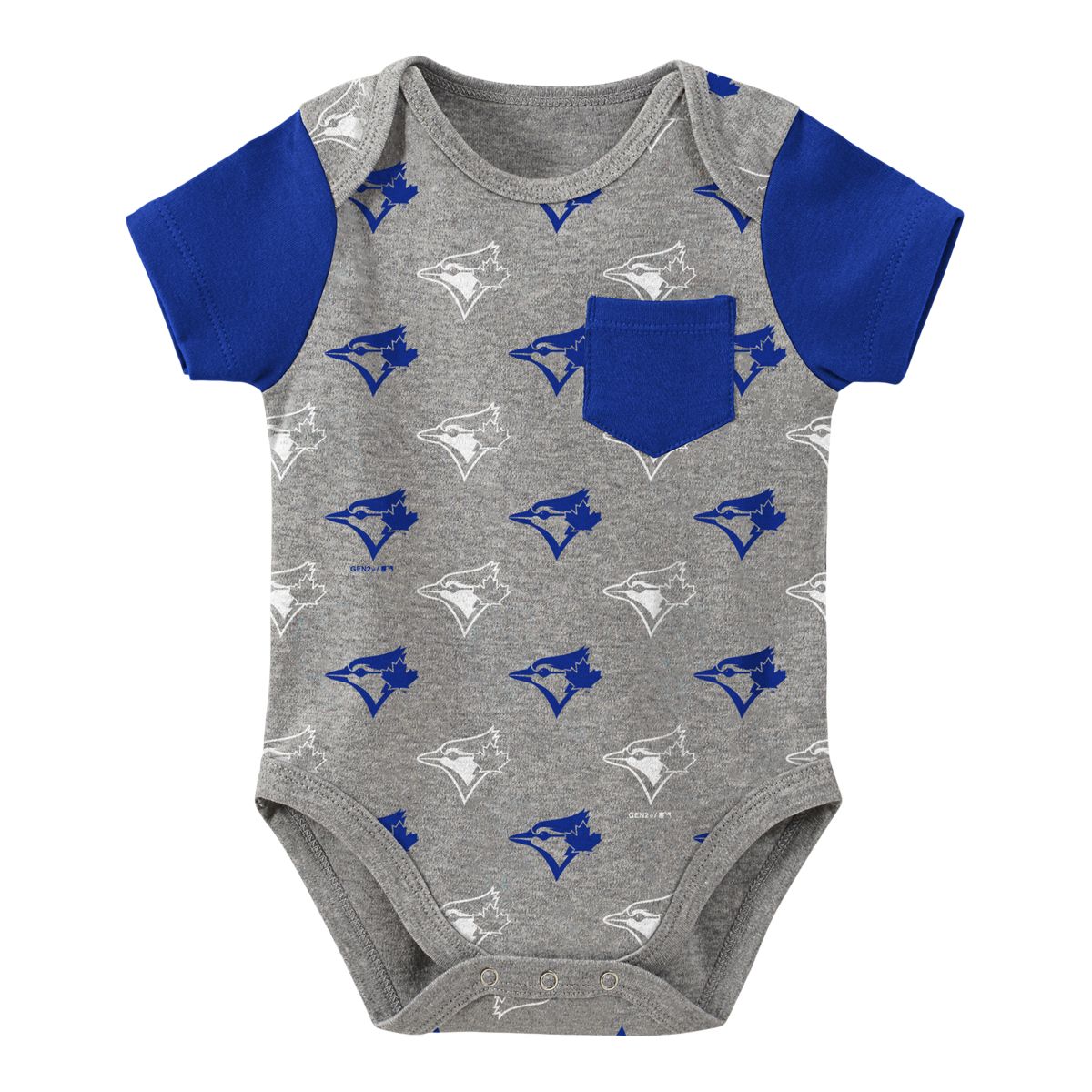 Infant Toronto Blue Jays Born and Raised Creeper Set - 2 pack