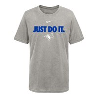 Youth Toronto Blue Jays Nike Just Do It Legend T Shirt Front_Flat