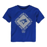 Toddler Toronto Blue Jays Hit and Run T Shirt Front_Flat