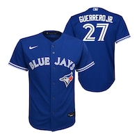 Nike Jr. Youth Toronto Blue Jays Vladimir Guerrero Jr. Replica Lightweight Breathable Baseball Jersey Composite_or_Mixed
