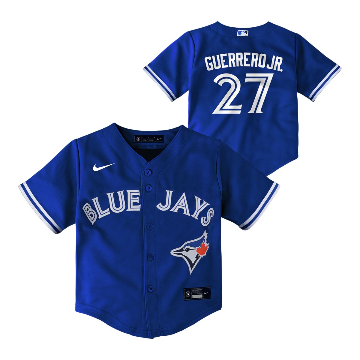 NIKE Toronto Blue Jays Nike Vladimir Guerrero Jr. Official Replica Jersey  Toddler Baseball MLB