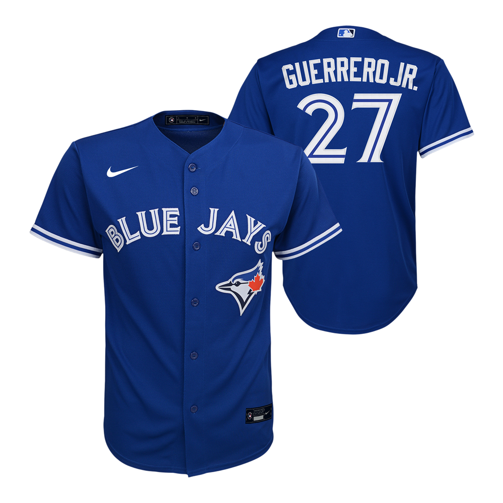 jays wearing red jersey