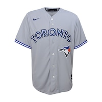 Nike Youth Toronto Blue Jays Replica Lightweight Breathable Baseball Jersey Front_Flat