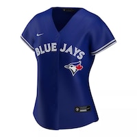 Nike Women's Toronto Blue Jays Replica Breathable Baseball Jersey Front_Angled_Left