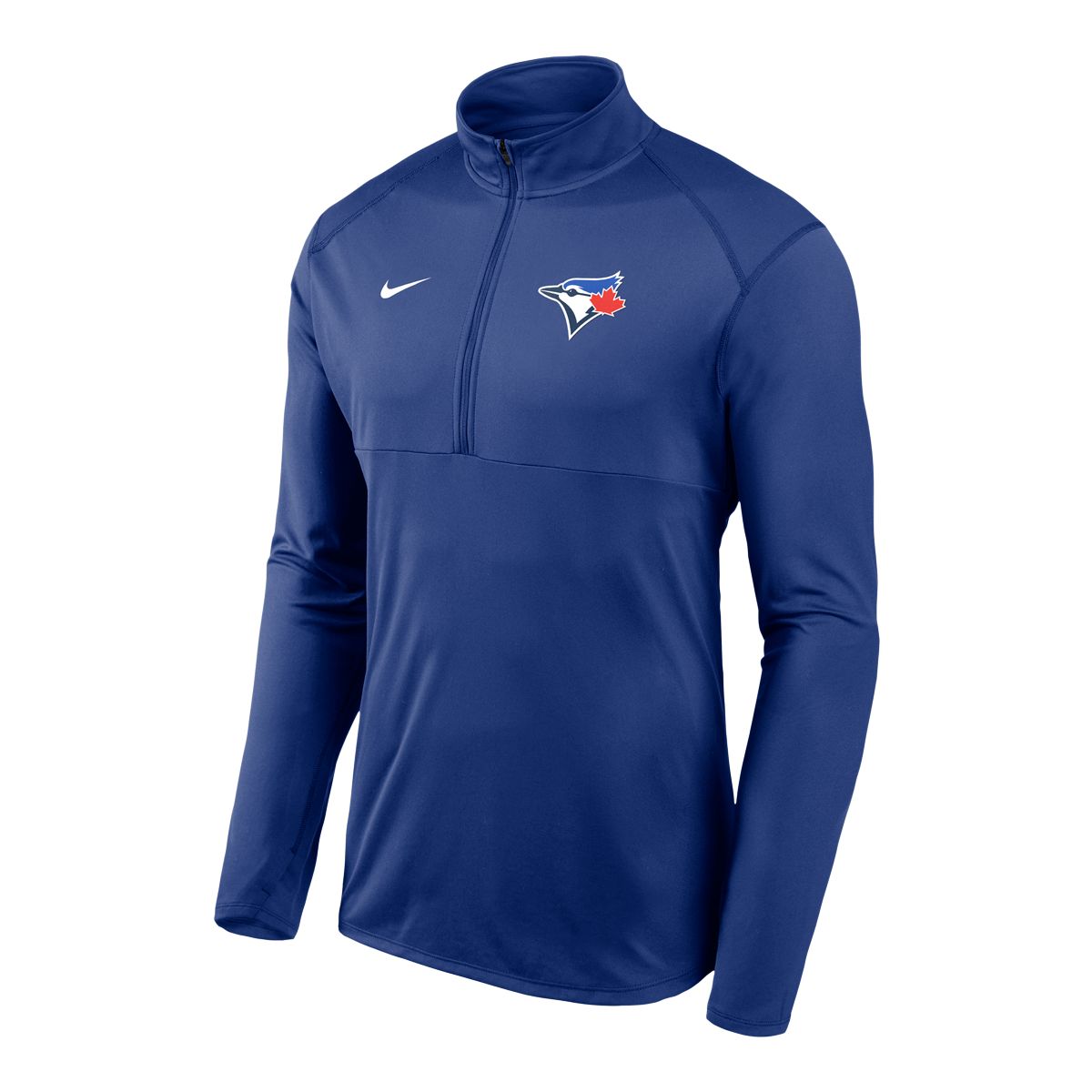 Lids Toronto Blue Jays Nike Team Logo Element Performance Half-Zip Pullover  Jacket - Royal