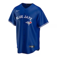 Nike Unisex Toronto Blue Jays Bo Bichette Replica Breathable Baseball Jersey Front_Angled_Left