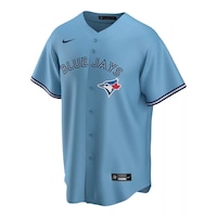 Nike Unisex Toronto Blue Jays Bo Bichette Replica Alternate Breathable Baseball Jersey Front_Angled_Left
