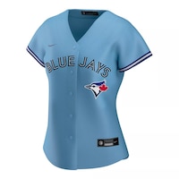 Nike Unisex Toronto Blue Jays Bo Bichette Replica Alternate Breathable Baseball Jersey Front_Angled_Left