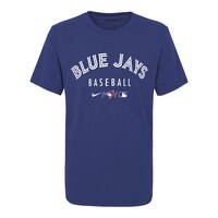 Youth Toronto Blue Jays Early Work Dri-Blend T Shirt Front_Flat