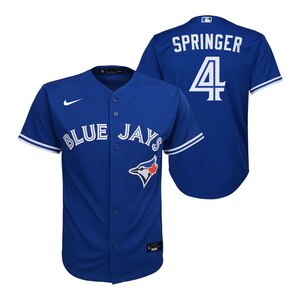 Outerstuff Youth Toronto Blue Jays George Springer Replica Baseball Jersey