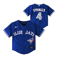 Outerstuff Youth Toronto Blue Jays George Springer Replica Lightweight Baseball Jersey Composite_or_Mixed