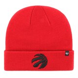 Toronto Raptors 47 Brand Raised Cuffed Knit Hat, NBA, Basketball Front_Flat