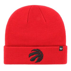Toronto Raptors 47 Brand Raised Cuffed Knit Hat, NBA, Basketball