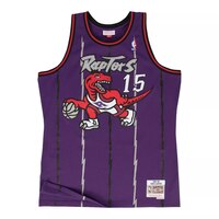 Toronto Raptors Mitchell & Ness Vince Carter Hardwood Classics Jersey Front_Flat