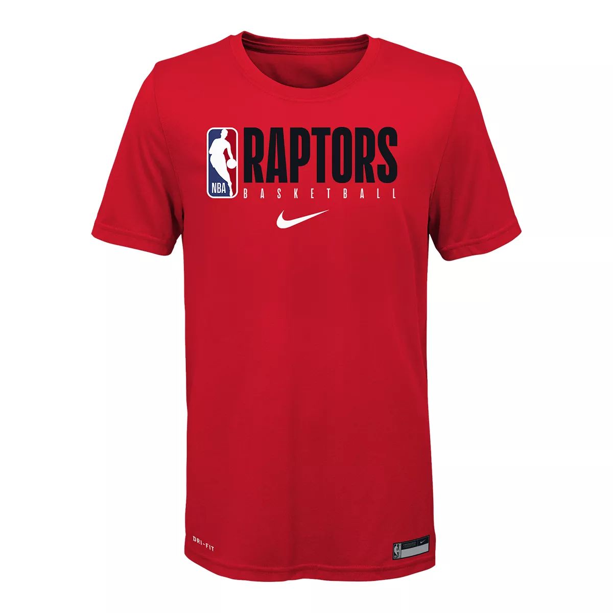 Youth Red Toronto Raptors Team & Logo T-Shirt