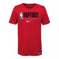 Youth Toronto Raptors Practice Tee - Red Front_Flat