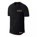 Toronto Raptors Nike Men's City Edition Dry Courtside T Shirt Front_Angled_Left