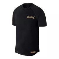 Toronto Raptors Nike Men's City Edition Dry Courtside T Shirt Front_Angled_Left